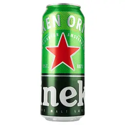 Упаковка пива Heineken світлого 5% 12 л з/б (0.5 л х 24 шт.) - мініатюра 2