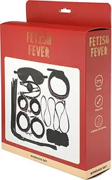 BDSM набір Fetish Fever Bondage Set 7 шт (чорний) - мініатюра 2