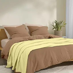 Плед-покривало Cosas Knitted Braid Marmalade косичка 75х95 см (Blanket_21Marmalade_KnittedBraid_75x95) - мініатюра 3