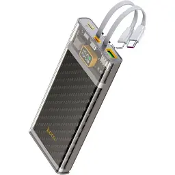 Портативна батарея Power Bank Hoco J104 Discovery Edition 22.5W with cable 10000mAh Grey - мініатюра 2