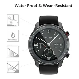 Загартоване захисне скло VSKEY для годинника Amazfit GTR 42 мм, діаметр 32,5 мм - мініатюра 2
