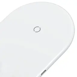 Бездротовий зарядний пристрій Baseus Smart 2 in 1 (Phone + Watch) Type-C Version 10W WX2IN1P20-02 White - мініатюра 3