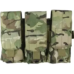 Підсумок під магазини АК Kombat UK Triple Original Style Mag Pouch Мультикам (1000-kb-tosmp-btp)