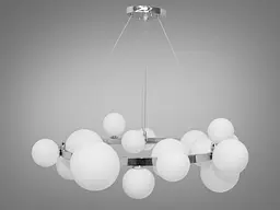 Люстра стельова LED Diasha 81953-17CR Loft, 17 ламп G9, 95 см, 85 см, сучасний стиль для дому