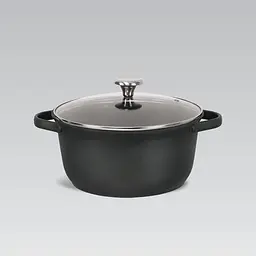 Каструля з кришкою Maestro MR-4027-28 28 см 6.8 л чорна - мініатюра 2