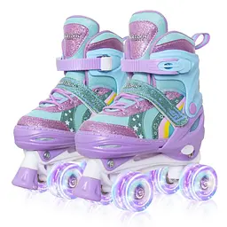 Роликові ковзани Nattork Cheery — Teal Purple