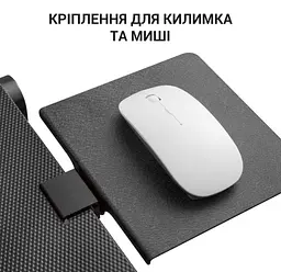 Стол-підставка для ноутбука 17.3 дюйма з охолодженням OfficePro OPCD-1230 2xfans Black - мініатюра 10