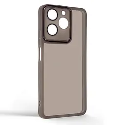 Защитный чехол для Realme Note 70 4G, Shade, черный, TPU+PC, матовый, защита всего корпуса, панель-накладка, противоударный, с высокими бортами, амортизирует удары при падениях, ArmorStandart (ARM88826) - мініатюра 2