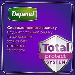 Поглинаюча урологічна нижня білизна Depend Normal для жінок L 9 шт  - мініатюра 5