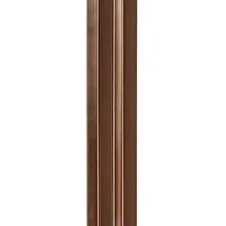 Рейка декоративна Wall Stickerя PS 2900х120х20 мм Под коричневую кожу с бронзой SW-00002147- - мініатюра 5