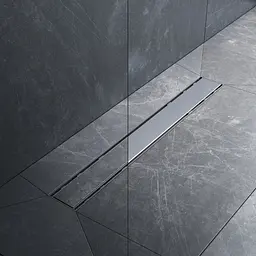 Трап для душу лінійний AM.PM Primeflow Tile 600 мм, універсальний затвор, хром (W02SC-U11-060-04SB)