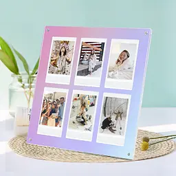 Фоторамка Fujifilm Instax Mini на 6 фото акрилова, різнокольорова - мініатюра 3