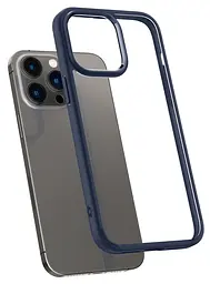 Чохол оригінальний протиударний Spigen Ultra Hybrid Crystal ACS04962 для iPhone 14 Pro (6.1") Navy Blue