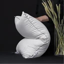 Подушка антиалергенна MirSon №1008 Silver Cloud Thinsulate висока 70x70 см (2200010362510) - мініатюра 5