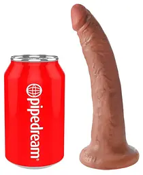 Фалоімітатор King Cock 7", 20.5 см (тілесний)