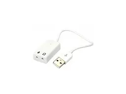 Звукова плата Dynamode C-Media USB 8 3D RTL (USB-SOUND7-WHITE)