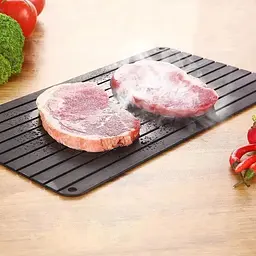 Дошка кухонна Wellamart для розморожування продуктів алюмінієва чорна (79260001) - мініатюра 4