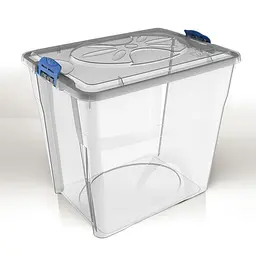 Контейнер для зберігання Sim Box 40x30x37h, 32 л прозорий