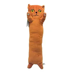 М’яка іграшка-обіймашка Кіт Батон, 50 см (рудий)