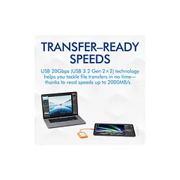 Накопичувач SSD USB Type-C 2TB Rugged Mini LaCie (STMF2000400) - мініатюра 6