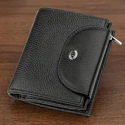 Гаманець жіночий ST Leather 18411 (ST410) компактний чорний - мініатюра 1