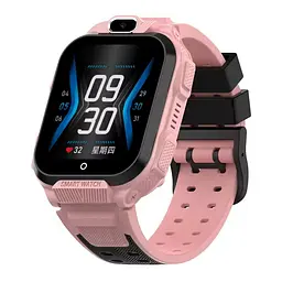 Дитячий розумний смарт годинник M04 з GPS відстеженням, 4G сім-картою, прослуховуваням, камерою та кнопкою SOS Рожевий