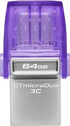 USB Flash накопичувач Kingston 64GB DataTraveler microDuo 3C G3 USB 3.2/Type-C (DTDUO3CG3/64GB)