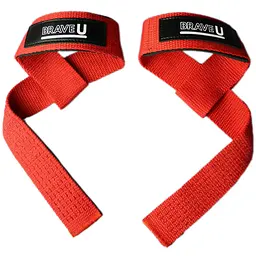 Лямки для тяги Brave U Traction straps BU4001 Red (2022-10-2348)