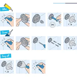 Склянка з тримачем для ванної кімнати Grohe QuickFix Start Cube 41097000 хром - мініатюра 4