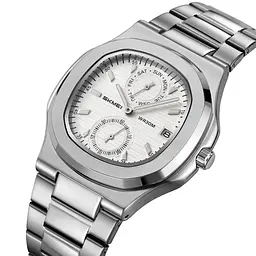 Наручний годинник чоловічий 2423SISI Silver Skmei acs0029926 - мініатюра 2