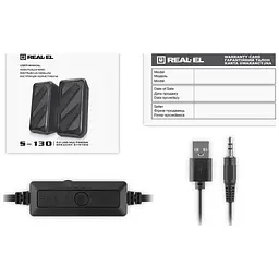 Акустична система REAL-EL S-130 USB Black (EL121100018) - мініатюра 9