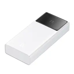 Зовнішній акумулятор для ноутбуків Baseus Star-Lord Digital Display 20000mAh 65W P10022906213-00 білий - мініатюра 2