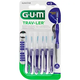 Щетка для межзубных промежутков GUM TravLer 1.2 мм 6 шт.