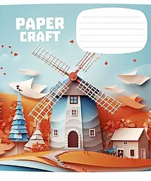 Зошит загальний Школярик Paper craft у лінію 12 аркушів 30 шт. (012-3354L) - мініатюра 3