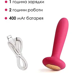 Анальна пробка Svakom Primo Wine Red - мініатюра 5