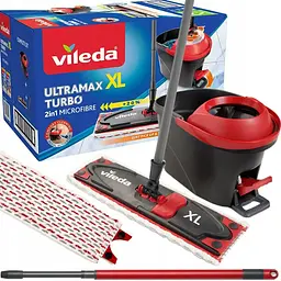 Комплект Швабра+ Відро з віджимом Vileda Ultramax BOX XL