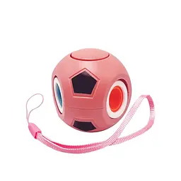 Дитяча іграшка-антистрес Футбольний м'яч Bambi BK168-27(Coral) з петелькою