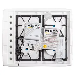 Поверхня газова на металі Weilor GM W 634 WH - мініатюра 10