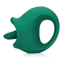 Вібратор для клітора Loveline Licking and Vibrating Clitoral Stimulator зелений - мініатюра 2