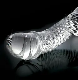 Фалоімітатор Icicles Model 61 16.5 см прозорий - мініатюра 3