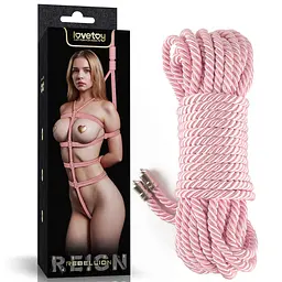 Мотузка - Rebellion Reign Rose Bondage Rope, 10 м