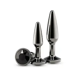 Набір анальних пробок NS Novelties Rear Assets - Tapered Trainer Kit - Gunmetal