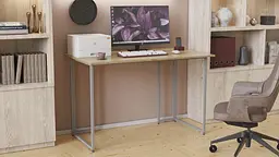 Комп'ютерний стіл Ferrum-decor Ханна 75x100x60 сірий ДСП Дуб Сонома 16мм (FRD-101392) - мініатюра 6