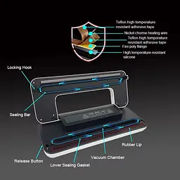 Вакууматор BioloMix Vacuum Sealer W300 для професійної якості та свіжості продуктів (Білий) - мініатюра 5