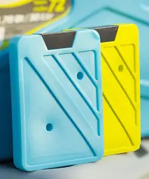 Акумулятор температури 2х350 салатовий пластик HDPE 16,2х12х2,2 см - мініатюра 3