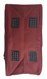 Дорожня сумка-лоукост Carbon 6300 колір бордовий - мініатюра 3