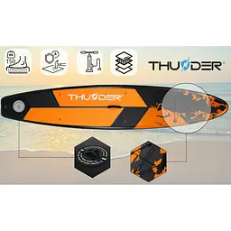 Надувна дошка SUP THUNDER Earth 365 см з веслом - мініатюра 8