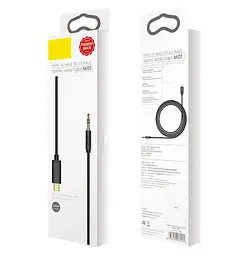 Кабель Baseus Yiven Type-C male To 3.5 male Audio Cable M01 Black - мініатюра 2