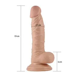 Фалоімітатор - Real Extreme Dildo 7.5" - мініатюра 3