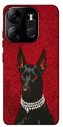 TPU чохол Demsky Premium doberman для Tecno Spark Go 2023